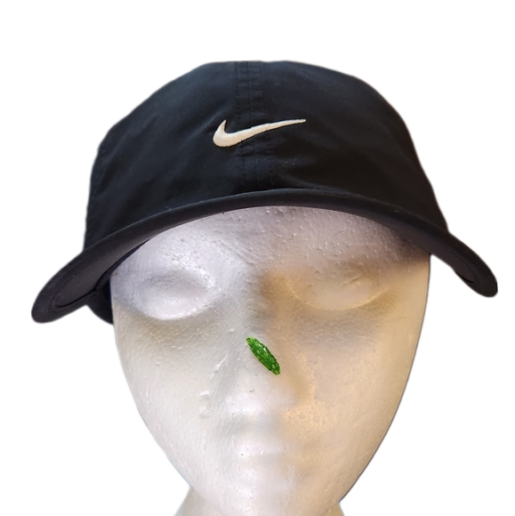 Two Nike Dri-fit Featherlight Strapback Running Hats Lightweight Breathable Caps - Picture 2 of 11
